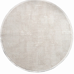 Χαλί Leo 2969 Y 614CCL1745 Cream Conceptum Hypnose 100X100cm Round