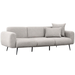 Καναπές Τριθέσιος Side 825BLC2882 235x82x77cm Light Grey