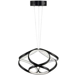 Φωτιστικό Οροφής Apeiro 166PRG1177 35x35x80cm Led 60-80W 6500K Black Opviq