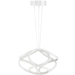 Φωτιστικό Οροφής Apeiro 166PRG1179 35x35x80cm Led 60-80W 6500K White Opviq