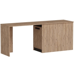 Γραφείο Akser 550ARN1178 180x47x73,8cm Pine-Anthracite