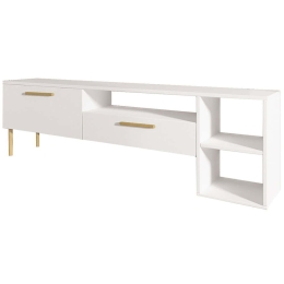 Έπιπλο Tηλεόρασης Parion 382NRC1145 150x35x47cm White
