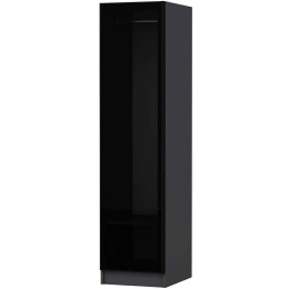Ντουλάπα Μονόφυλλη Minar Kale 506MNR3618 45x52x210cm Anthracite-Black Μονόφυλλη