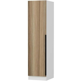 Ντουλάπα Μονόφυλλη Minar Kale 506MNR3634 45x52x210cm White-Oak Μονόφυλλη