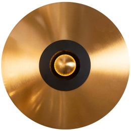 Φωτιστικό Τοίχου - Απλίκα 414LRC2021 Φ30cm Led 1000lm 10W 3000K Gold Opviq
