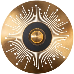 Φωτιστικό Τοίχου - Απλίκα 414LRC2022 Φ30cm Led 1000lm 10W 3000K Gold Opviq