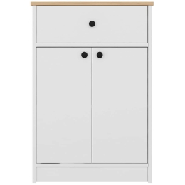 Ντουλάπι Latte 362ANT1202 64x45x90cm White-Pine Μοριοσανίδα, Μελαμίνη