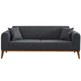 Καναπές - Κρεβάτι Τριθέσιος Cofi 560ARE2905 222x90x80cm Anthracite