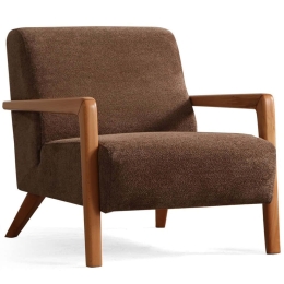 Πολυθρόνα Lyke 560ARE1749 72x92x80cm Brown