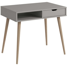 Γραφείο Offer 382NRC1412 90x60x80cm Grey-Natural