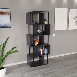 Ραφιέρα Δαπέδου Dekoratif 285LCV1708 70x34x175cm Anthracite