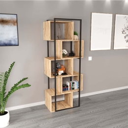 Ραφιέρα Δαπέδου Dekoratif 285LCV1711 70x34x175cm Pine