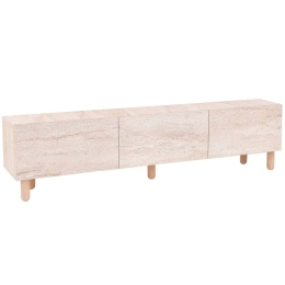 Έπιπλο Tηλεόρασης Alvin 327ODS1256 180x31,4x42cm Travertine Beige