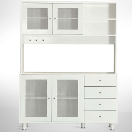 Ντουλάπι Κουζίνας Grano 801CMY5413 140x40x187cm White Μοριοσανίδα
