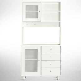 Ντουλάπι Κουζίνας Grano 801CMY5416 96x40x187cm White Μοριοσανίδα