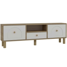 Έπιπλο Τηλεόρασης Notre Bohem 475OLV1470 140x29,6x45cm Oak-White