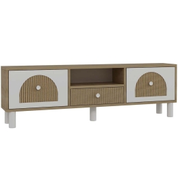 Έπιπλο Τηλεόρασης Notre Bohem 475OLV1471 140x29,6x45cm Oak-White