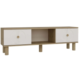 Έπιπλο Τηλεόρασης Inci Bohem 475OLV1472 150x29,6x40,6cm Oak-White