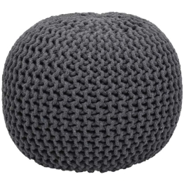 Πουφ Dori 925-123-110 45x45x35cm Dark Grey