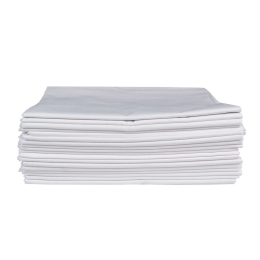 Σεντόνι Ξενοδοχείου White 80% Cotton 20% Polyester 160TC Percalle S/L Μονό 160x260cm Viscose-Βαμβάκι