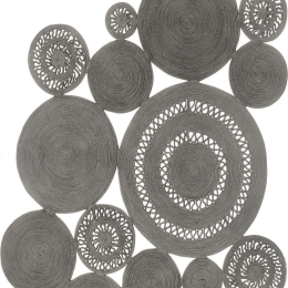 Χαλί Alyssa Patchwork Silver Carpet Couture 200X300cm