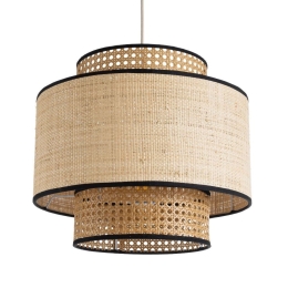 Φωτιστικό Οροφής Bravado 02386 Φ40x35cm 1xE27 IP20 Beige-Brown GloboStar