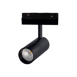 Σποτ Μαγνητικής Ράγας HUBE2030B 48V DC 20W 3000K 1400Lm 36° Osram RA90 6x14,5cm Black Aca