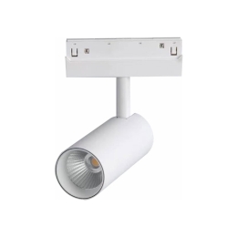 Σποτ Μαγνητικής Ράγας HUBE2030W 48V DC 20W 3000K 1400Lm 36° Osram RA90 6x14,5cm White Aca