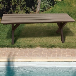Παγκάκι Παραλ/μο 3 Θέσεων Brown 186830 40x170x45cm Τριθέσιος