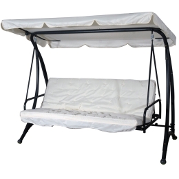 Κούνια-Καναπές 3 Θέσεων 203447 Beige 220χ105χ170cm