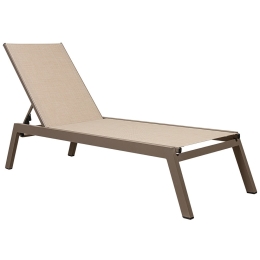Ξαπλώστρα Ανακλινόμενη 5 Θέσεων 22523 192x60x35cm Beige