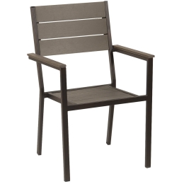 Πολυθρόνα Αγαλβάνιστη 4636 Brown 54x56x90 cm