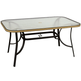 Τραπέζι Παραλ/μο JRR0031-T 85X125X72cm Black