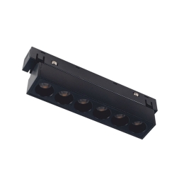 Γραμμικό Φωτιστικό Μαγνητικής Ράγας MEYE630B 11,2cm Led 500lm 6W 3000K Black Aca