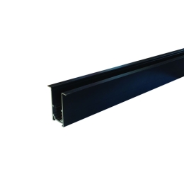 Μαγνητική Ράγα Χωνευτή MR1MB 48V DC 1Μ Black Aca