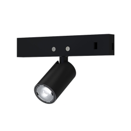 Σποτ Μαγνητικής Ράγας Mini THUBE140B 24V DC 1W 4000K 85Lm 24° RA90 1,2x2,2(3,8)cm Black Aca