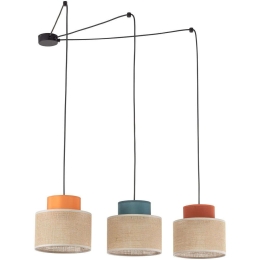 Φωτιστικό Οροφής Duo 3140 400x210cm 3xE27 15W Multi TK Lighting