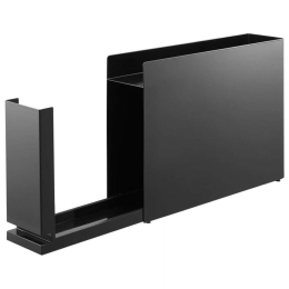 Βάση Οργάνωσης Κουζίνας Συρόμενη YMZK6004 50-90x12,5x36,7cm Black Yamazaki Ατσάλι,Πολυπροπυλένιο