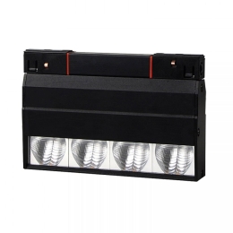 Γραμμικό Μαγνητικό Φωτιστικό - Wall Washer 2092 10W 3000K 945Lm 15x9,5cm Black