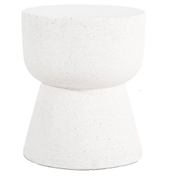 Σκαμπό Rieti 0800045 37x37x48cm White
