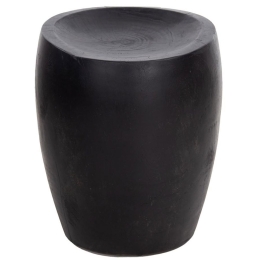 Σκαμπό Nual 0900012 42x42x54cm Black Soulworks