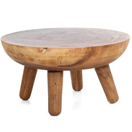 Τραπέζι Καθιστικού Lest 0900014 75x75x45cm Natural Soulworks