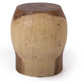 Σκαμπό Chen Solid 0900022 40x40x45cm Natural Soulworks