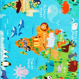 Χαλί Torino Kids Tok 233 World Map Obsession 160X230cm