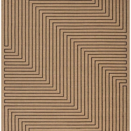 Χαλί Nepal 8113 Beige-Black New Plan 160X230cm