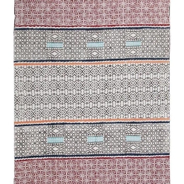 Χαλί Art 457 Χειροποιήτο Black-Red New Plan 70X190cm