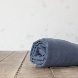 Σεντόνι Naem Blue Nima Μονό 170x260cm 100% Βαμβάκι