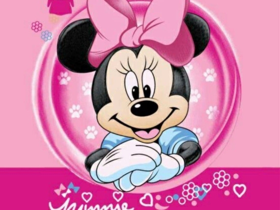 ΚΟΥΒΕΡΤΑ VELOUR MINNIE