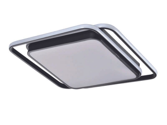 Φωτιστικό Οροφής-Πλαφονιέρα Led 42171 50x50cm 2900Lm Black Inlight