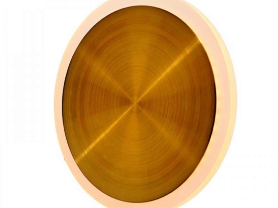 Φωτιστικό Τοίχου-Απλίκα Led 43401 Φ18cm 500Lm Gold Inlight